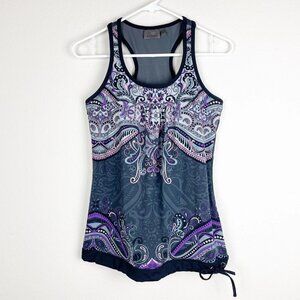 Athleta Women's Tinker Tank built‎ in bra tank top Small Exercise Workout Gym